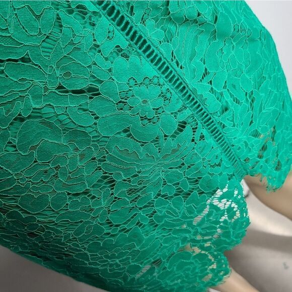 Cure Green Hi-low Lace Women's Dress - Picture 4 of 8